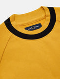 Fred Perry Raglan Sweat Top T-Shirt - Gold