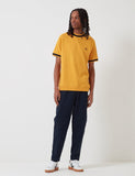 Fred Perry Raglan Sweat Top T-Shirt - Gold