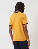 Fred Perry Raglan Sweat Top T-Shirt - Gold