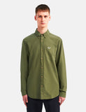 Fred Perry Overdyed Shirt - Militärgrün