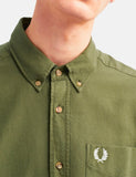 Fred Perry Overdyed Shirt - Militärgrün