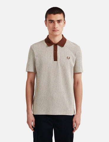 Fred Perry Reissue vertikal gestreiften Tennis-Polo-Hemd - Auburn