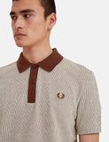 Fred Perry Reissue vertikal gestreiften Tennis-Polo-Hemd - Auburn