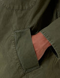 Barbour x Engineered Garments Cowen Casual-Jacke aus gewaschenem - Olive