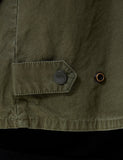 Barbour x Engineered Garments Cowen Casual-Jacke aus gewaschenem - Olive