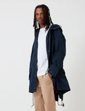 Barbour x Engineered Garments Gewaschene Highland Parka - Marine-Blau