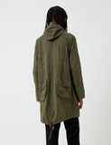 Barbour x Engineered Garments Gewaschene Highland Parka - Olive