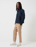 Barbour x Engineered Garments Graham Gewaschene Casual-Jacke - Marine-Blau