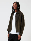 Barbour x Engineered Garments Gewaschene Graham Casual-Jacke - Olive