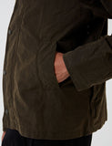 Barbour x Engineered Garments Gewaschene Graham Casual-Jacke - Olive