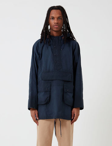 Barbour x Engineered Garments Warby Gewaschene Casual-Jacke - Marine-Blau