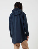 Barbour x Engineered Garments Warby Gewaschene Casual-Jacke - Marine-Blau