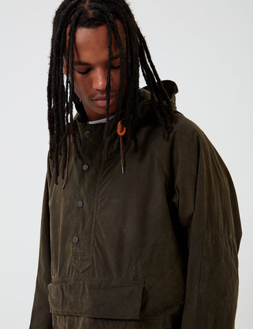 Barbour x Engineered Garments Warby Gewaschene Casual-Jacke - Olive