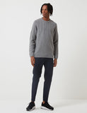 Barbour Crastill Zopfmuster Sweatshirt - Grau melierte