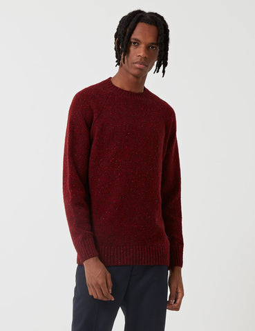 Barbour Netherton Knit Sweatshirt - Merlot