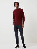 Barbour Netherton Knit Sweatshirt - Merlot