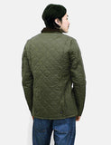 Barbour Heritage Liddesdale Steppjacke - Olivgrün