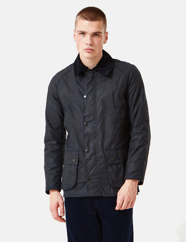 Barbour Ashby Wax Jacket - Schwarz