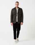 Barbour Corbridge Wax Jacket - Olive Green