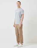 Norse Projects Niels Standard-Logo T-Shirt - Hellgrau Melange