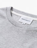 Norse Projects Niels Standard-Logo T-Shirt - Hellgrau Melange