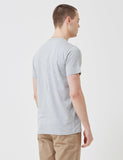 Norse Projects Niels Standard-Logo T-Shirt - Hellgrau Melange