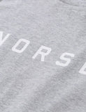 Norse Projects Niels Standard-Logo T-Shirt - Hellgrau Melange