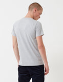 Norse Projects Standard T-Shirt - Light Grey Melange