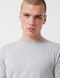 Norse Projects Standard T-Shirt - Light Grey Melange