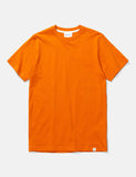 Norse Projects Niels Standard T-Shirt - Kadmiumorange
