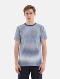 Norse Projects Niels Klassische Streifen-T-Shirt - Annodized Blau