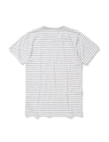 Norse Projects Niels Klassische Streifen-T-Shirt - Hellgrau Melange