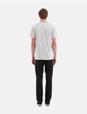 Norse Projects Niels Klassische Streifen-T-Shirt - Hellgrau Melange