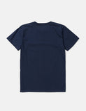 Norse Projects Niels Layer-Logo T-Shirt - Dark Navy