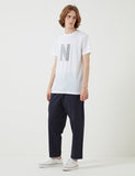 Norse Projects Niels Layer-Logo T-Shirt - Weiß