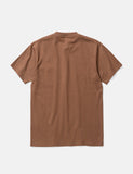 Norse Projects Johannes Taschen-T-Shirt - Ente Brown