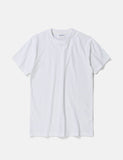 Norse Projects Niels Standard-Logo Patch T-Shirt - Weiß