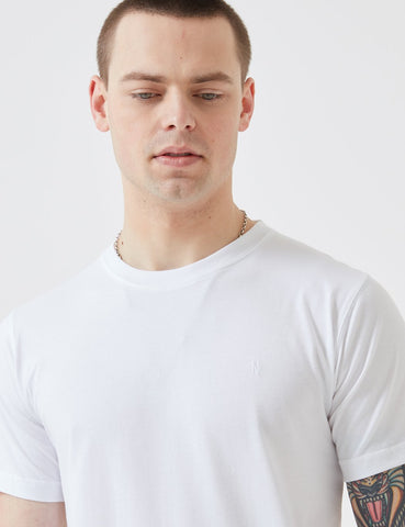 Norse Projects Niels Standard-Logo Patch T-Shirt - Weiß