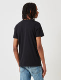 Norse Projects Niels Koordinaten-Logo-T-Shirt - Schwarz