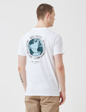 Norse Projects Niels Globe-Logo-T-Shirt - Weiß