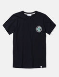 Norse Projects Niels Globe-Logo-T-Shirt - Dark Navy