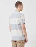 Norse Projects Johannes Block Streifen-T-Shirt - Hellgrau Melange