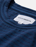 Norse Projects Niels Indigo-Streifen-T-Shirt - Indigo