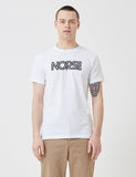 Norse Projects Niels Wasser Logo T-Shirt - Weiß