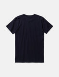 Norse Projects Niels Mountains T-Shirt - Dark Navy Blau