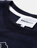 Norse Projects Niels Mountains T-Shirt - Dark Navy Blau