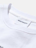 Norse Projects Niels Klein Topo-Logo-T-Shirt - Weiß