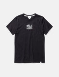 Norse Projects Niels Klein Topo-Logo-T-Shirt - Schwarz