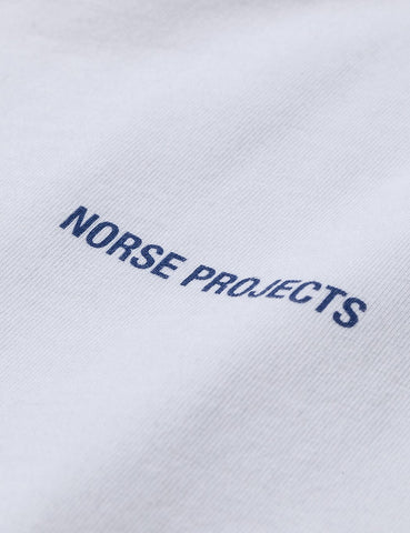 Norse Projects Logo T-Shirt - Weiß