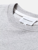 Norse Projects Logo T-Shirt - Hellgrau Melange